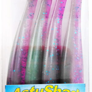 LS AstuShad 85- Green purple- Pack de 4 corps