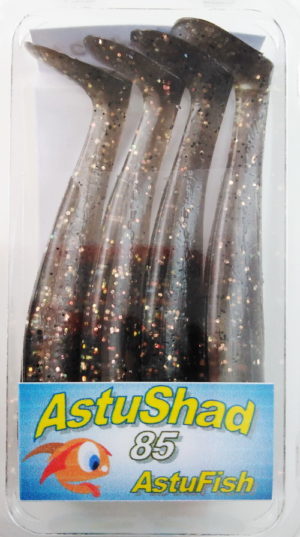 LS AstuShad 85- Naturel Or- Pack de 4 corps