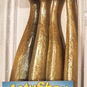 LS AstuShad 85- Silver Olive- Pack de 4 corps