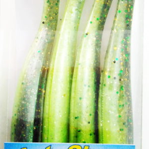 LS AstuShad 85- Vert Pailleté- Pack de 4 corps