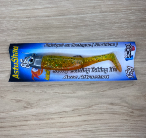 Leurre souple AstuShad 85 -Orange Tropic - Combo