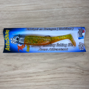 Leurre souple AstuShad 85 -Orange Tropic – Combo