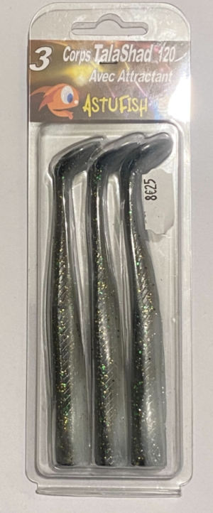LS TalaShad 120 - Green Bass - Pack de 3 corps
