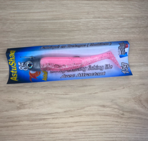 Leurre souple AstuShad 85 - Rose Bubble Gum- Combo
