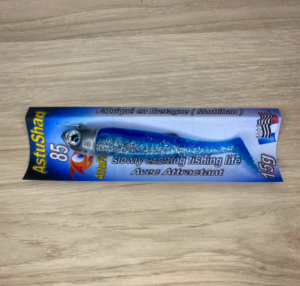 Leurre souple AstuShad 85 -Bleu Flash- Combo